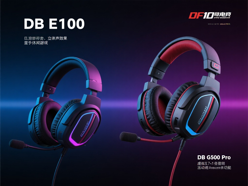 DB电竞耳机各型号差异与共性详解 以DB E100型号和DB G500 Pro为例,
